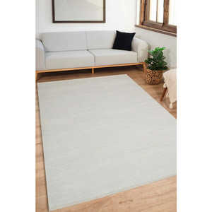 Alfombra Netline AL002 Crema, Diseño Moderno, 100% Acrílico, No Desprende Pelusa, Fácil de Limpiar, Duradera, para Dormitorio, Estudio, Habitación Infantil, Home Depot - Product Image 2