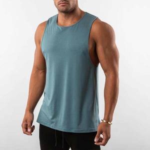 Men's Gym Tank Tops Custom Logo Quick Dry Breathable Casual <b>Machine</b> Embroidery Fitted <b>Running</b> Sports Sleeveless - Product Image 6