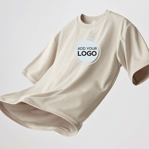 Camisetas Oversize con Logo Personalizado, Cuello Redondo Casual, Manga Corta con Ribete, Camisetas Holgadas para Verano y Entrenamiento - Product Image 5