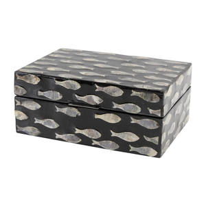 Boîtes à bijoux en nacre Boîtes décoratives en mosaïque Boîtes de rangement haut de gamme de luxe - Product Image 4