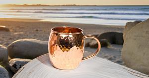 Moscow Mule Mug 100% Cuivre Massif Pur 16 Oz Sans Doublure Sans Nickel Intérieur Fabriqué À La Main Conception Martelée - Product Image 2