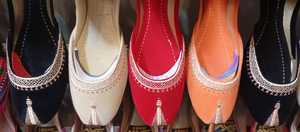 Handcrafted Ladies Khussa Shoes Traditional Indian Punjabi <b>Jutti</b> for Women Pakistani Khussa Shoes Beaded Women's Khussa - Product Image 5