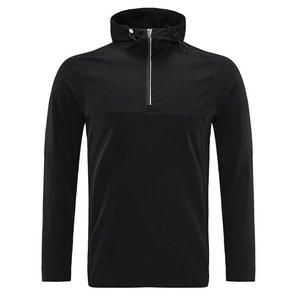 Camiseta Deportiva de Manga Larga para Hombre, con Media Cremallera, Cortavientos, Transpirable, de Secado Rápido, para Deportes al Aire Libre, Correr, 90% Nailon, 10% Elastano - Product Image 2