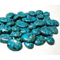 Pierre précieuse en turquoise cuivre bleu naturel, cabochon, pierre brute |   Pierre de haute qualité pour la fabrication de bijoux |   Approvisionnement en gros pour les fabricants