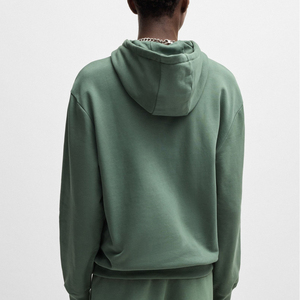 Survêtement décontracté en molleton de coton de haute qualité pour hommes, de haute qualité, avec capuche et cordon de serrage, matière respirante, survêtement décontracté - Product Image 5