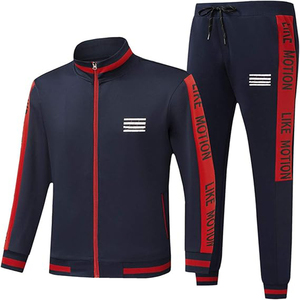 Nouveau design à la mode pas cher prix survêtement automne hiver porter football combinaison d'entraînement prix de gros hommes football combinaison d'entraînement - Product Image 4