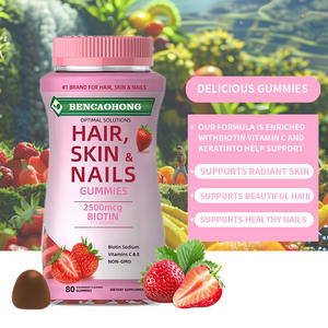 Suplementos 2500mcg Biotin Hair Skin Nails Gummies Vitamin C Vitamin E Supports Beautiful Hair Radiant Skin Healthy Nails Candy - Product Image 3