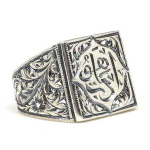 925 Sterling Silver Men's <b>Adjustable</b> Ring <b>Square</b> Stone Inlaid Handcrafted Pen-Shaped Fashionable Design with Certificate Gift - Product Image 3
