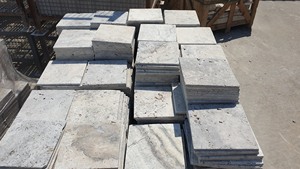 หินอ่อนสีเงินขัดเงาขนาด 20x20 ซม. ตัวอย่างขนาดเล็ก ปูพื้นง่าย ทันสมัย ใช้ปูทางเดินรถยนต์ ผลิตในตุรกี ตกแต่งพื้นสวน - Product Image 6