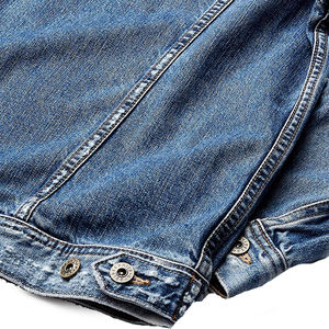 Vente en gros veste en jean pour hommes et femmes vêtements d'extérieur décontractés élégants veste en coton jean de haute qualité prix de vente bon marché - Product Image 5