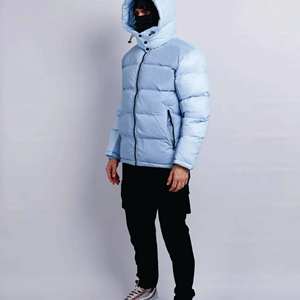 Chaqueta acolchada hinchada de talla grande impermeable, venta al por mayor, ropa de calle de invierno, estilo callejero, poliéster, Color sólido, cuello con capucha - Product Image 6