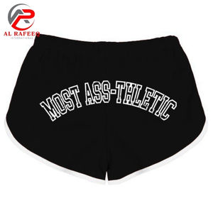 Shorts de jogging pour femmes à taille haute personnalisés, respirants, en polyester, pour la course à pied, la salle de sport, le yoga, le vélo, avec logo personnalisable - Product Image 4