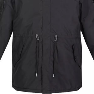 Veste Parkas à capuche en fourrure coupe-vent stylée pour hommes - Product Image 4