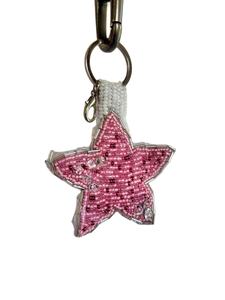 Hermosa tortuga diseñada verde y oro Semilla de color bordado con cuentas llavero y llavero para niñas de la India - Product Image 6