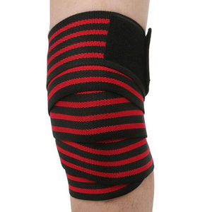 ODM High Quality Neoprene Knee <b>Wraps</b> for <b>Gym</b> Fitness Weightlifting Training Compression Breathable Lightweight - Product Image 5
