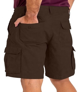 Pantalones cortos vaqueros deportivos para entrenamiento de gimnasia de 100% algodón para hombre, pantalones cortos de secado rápido, transpirables, estampado por sublimación, de talla grande personalizada, de punto informal medio - Product Image 2