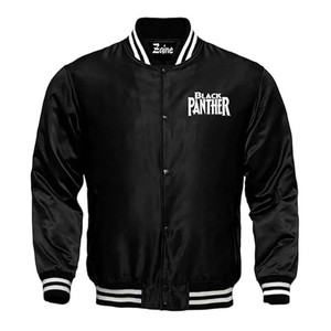 Custom Satin Varsity Jacket-Letterman Black Bomber Jacket-Todos los equipos disponibles-Personalizar nombre o logotipo también disponible. - Product Image 6