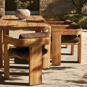 Fauteuil moderne en bois massif avec coussin en tissu amovible-Chaise de salle à manger confortable pour la maison, le restaurant et l'hôtel - Product Image 5