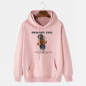 Haute qualité unisexe pull sweat hommes femmes hiver coton à capuche conception organique en gros blanc à capuche polaire imprimé - Product Image 4