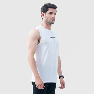 Camiseta sin mangas Aero Flow para hombre en color blanco - Product Image 4