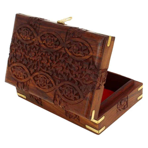 Nuevo Organizador de Joyas de Madera Único, Caja de Madera de Mango Hecha a Mano para Almacenamiento Decorativo y Regalo en Venta - Product Image 3