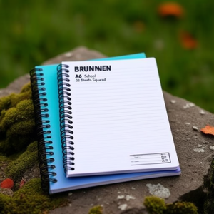 BRUNNEN A6 School Notebook 32 Sheets Squared Lin52 - Product Image 3