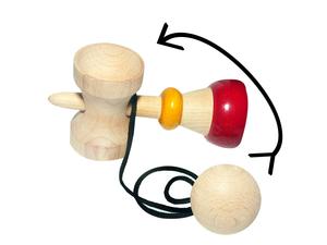 Jouet en bois pour enfant, toupie en bois, toupies en bois, jouet gyroscope, jouets éducatifs de traditionnel - Product Image 3
