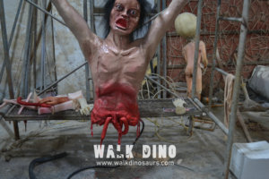 Halloween Op Maat Gemaakt Spookhuis Geanimeerde Dinosaurus Spookmodel Indoor Winkelcentrum Avonturenpark Pretpark Uitrusting - Product Image 3