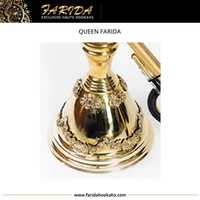 Chicha égyptienne de luxe Farida en laiton, édition limitée, qualité supérieure, finition laquée, soudée à la main, design courbé, mini, très demandée
