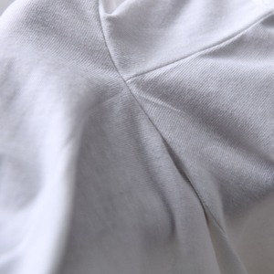 Camiseta tubular de algodón blanco para hombre FiveStar Classic cuello redondo manga corta tela suave transpirable personalizada de talla grande OEM - Product Image 3