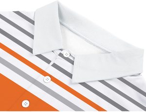 Chemise polo pour homme, dernier design, rayée, nouveau style tendance, col polo, manches courtes, été, coton, grande taille - Product Image 5