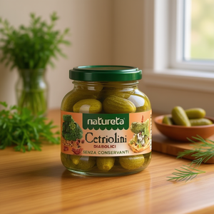 Cetriolini Piccanti al Sapore di Diavolo Natureta, Conservati in Aceto, Refrigerati, 280g X 12pz, Sottaceti Premium Senza Conservanti - Product Image 3