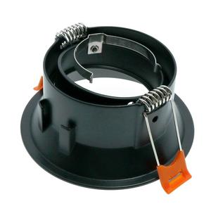 Anello di fissaggio rotondo nero GU10 ribaltabile incluso (F-Bright 2803058-N) - Product Image 2