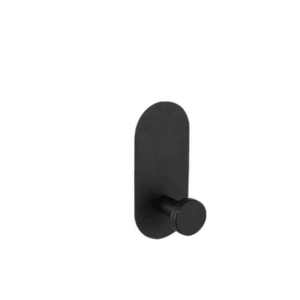 Hot Selling 4-Pieces Bathroom Accessories Hardware Set Matte Black Robe <b>Hooks</b> Self-Adhesive Stainless Steel Towel Rack - Product Image 2