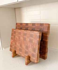 Tabla de cortar de madera ecológica con mango, ligera y perfecta para las necesidades de cocina moderna con queso de acero inoxidable - Product Image 3