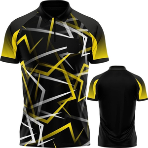 Vente en gros de polos de fléchettes de sport personnalisés, service OEM, maillot de teinture par sublimation pour bowling, golf, fléchettes, taille adulte - Product Image 1