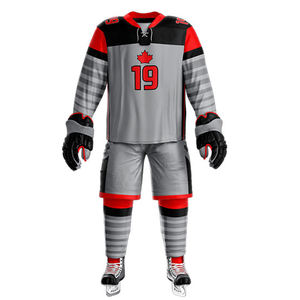 Nuevo 2025 Jersey de hockey sobre hielo Poliéster de alta calidad Unisex Adultos Uniforme Servicio OEM con logotipos de colores personalizados - Product Image 6