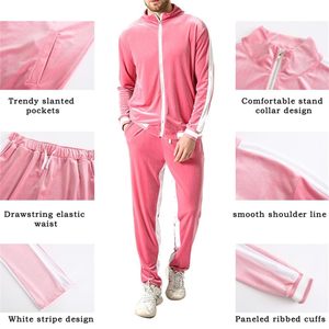 Vente en gros de pantalons de survêtement à capuche personnalisés coupe ajustée ensembles de sweat-shirt et jogging pour hommes ensemble de survêtements 2 pièces pour l'extérieur - Product Image 6