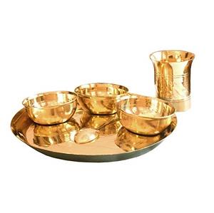 Juego de cena de latón de la mejor calidad personalizado restaurante Hotel juego de cena de latón macizo artesanía con la mejor calidad - Product Image 6