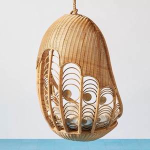 Hermosa silla colgante de columpios para patio, silla de capullo de mimbre de tamaño pequeño para bebés, niños, soporte de personalización para niños - Product Image 4