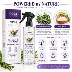 Spray para el Cabello y Cuero Cabelludo con Agua de Arroz y Romero de Marca Privada, 200 ml, Bruma Capilar a Base de Agua, Fabricante OEM ODM - Product Image 4