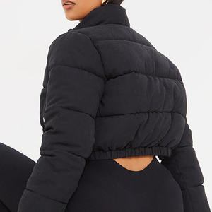 Veste bouffante coupe-vent respirante coupe-vent pour femmes/dernière conception veste rembourrée à manches longues pour femmes - Product Image 3