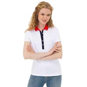 Polos femmes vêtements de sport imprimer unisexe conception personnalisée motif solide décontracté séchage rapide femmes Polo respirant confortable - Product Image 6