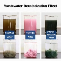 Traitement de blanchiment de l'eau polymère 50% Agent décolorant liquide incolore pour le blanchiment des eaux usées noires des eaux usées de Pigment textile