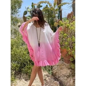 2024 Hot Women Beach Wear Bikini Cover Up borlas recortadas Sexy Long Beach Dress Summer Cover Up Beach Dress - Product Image 1