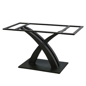 Patas de Mesa de Comedor Rectangulares Modernas Minimalistas de Hierro con Recubrimiento en Polvo, Estables CHB68053 120x60cm/140x60cm, Muebles para Comedor - Product Image 1