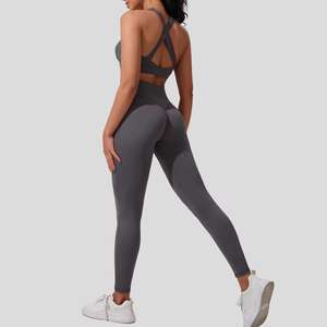 Último estilo bajo MOQ Mujeres Yoga Set Venta directa de fábrica Mujeres Yoga Set Alta calidad Yoga Set - Product Image 5