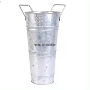 Jardinière en métal à la mode avec enduit de poudre de couleur noire pour les jardinières de fleurs décoratives intérieures et extérieures pour le stockage de pots à bas prix - Product Image 6