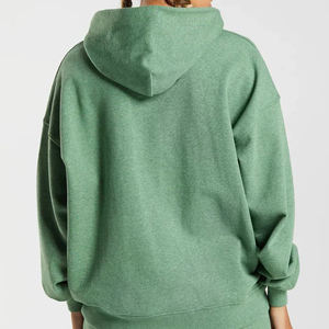 Women's Stylish Casual Pullover <b>Hoodie</b> Solid Colors Long Sleeve Sweatshirt with Hood Loose Fit Winter <b>Knitted</b> Cotton Fleece - Product Image 3