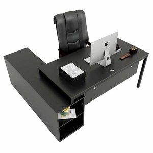 Contemporary Executive <b>Desk</b> 180x160cm <b>Solid</b> <b>Wood</b> Uconcept HBUC033 Office Furniture - Product Image 2